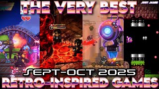 Best New Wave Retro-Inspired Games Sept-Oct 2025 (Time Stamps) #pixelgames #retrogaming #retrogames