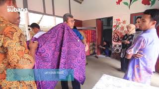 preview picture of video 'Batik Subang, Rumah Produksi Batik Subangsih Desa Wisata Cisaat, Subang'
