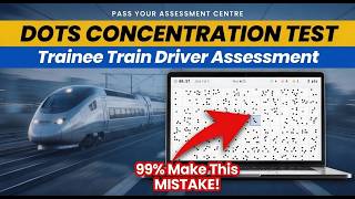 Train Driver Dots Concentration Test! (How to Pass with 100%)
