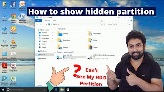 Can’t See My Hard Drive? | How to show hidden partition in win 10 | Missing Hard Drive | Win10 Fix.