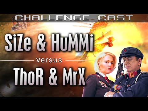 $50 2v2 Challenge: Size & Hummi vs ThoR & MrX - Best of 11 | C&C Generals Zero Hour