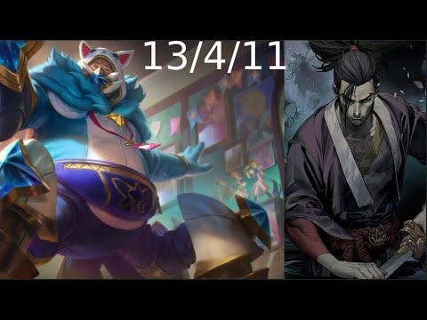 URGOT VS YASUO TOP LANE RANKED GAME • LEAGUE OF LEGENDS GAMEPLAY