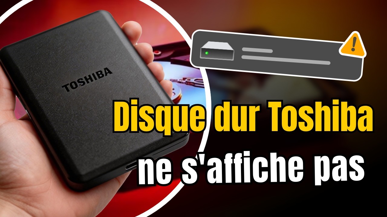 Disque dur ne s'affiche pas sur Windows ou Mac