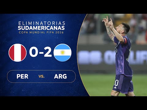 PERÚ vs. ARGENTINA [0-2] | RESUMEN | ELIMINATORIAS SUDAMERICANAS | FECHA 4