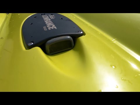 Garmin EchoMap with GT20 transducer install on 2021 Hobie Compass kayak