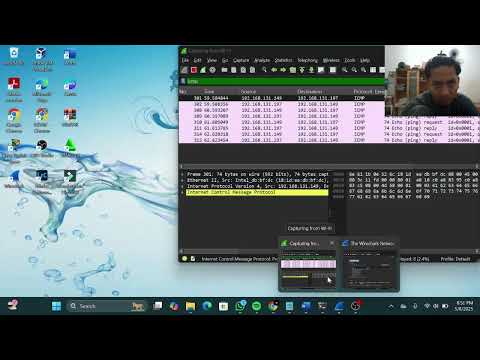 3.7.10 lab    use wireshark to view network traffic
