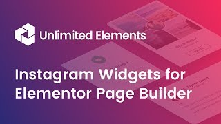 Instagram Widgets  for Elementor Page Builder