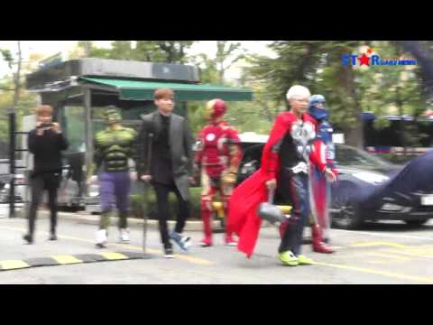 151023 GOT7 The Avengers - On The Way To Music Bank