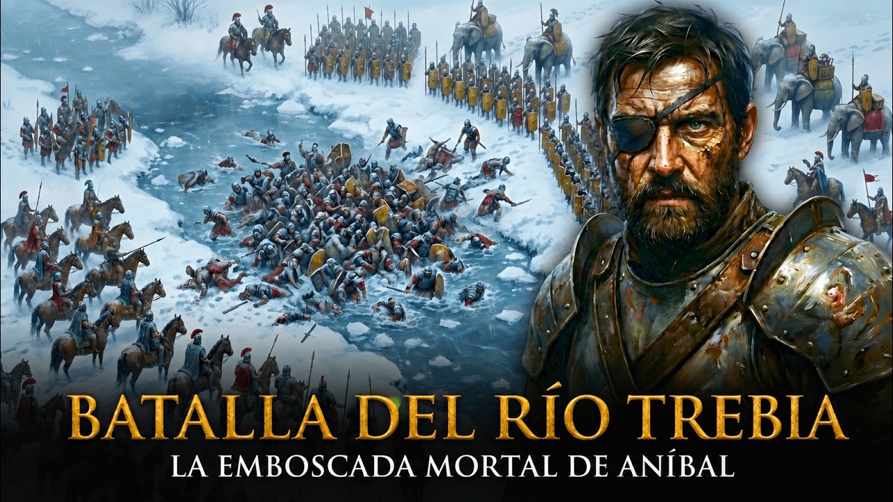 Cómo Aníbal Aniquiló a 20.000 Romanos en 6 Horas | LA TRAMPA DEL RÍO TREBIA (218 a. C.)