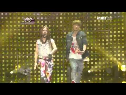 [CUT] 120817 BoA + Sehun EXO-K - Only One @ Music Bank