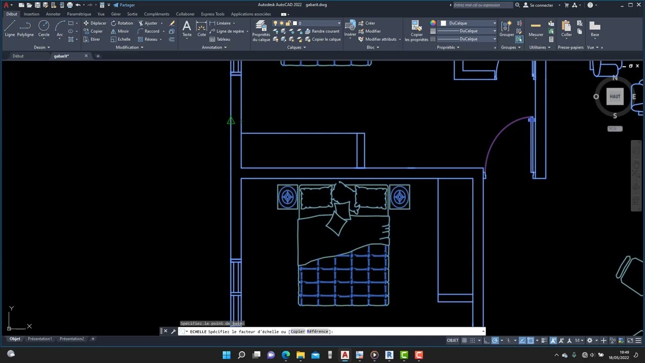 Comment mettre à l'échelle un plan sur Autocad en 3 second