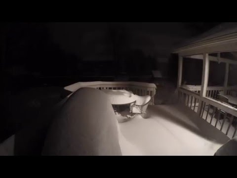 Winter Storm Jonas Timelapse