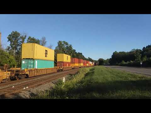 CSX L007 Intermodel Train in Palmyra NY 8/30/20