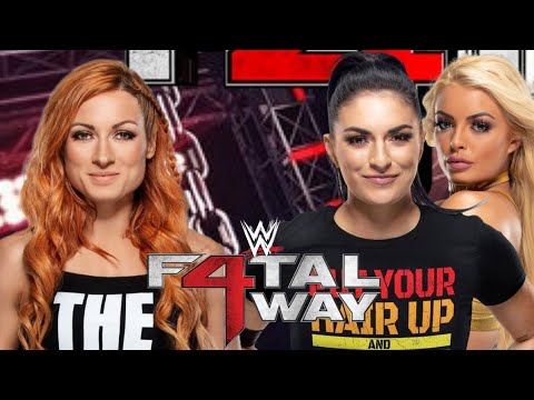 WWE 2K19 Becky Lynch vs Sonya Deville: Fatal 4 Way
