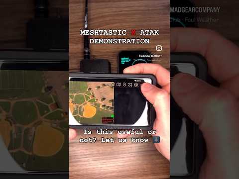 Meshtastic x ATAK Integration… useful or not? #tech #offgrid #survival #outdoors