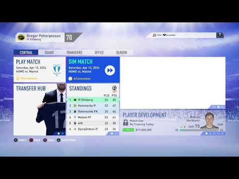 IF Elfsborg 2023-2024 S:6 UEFA Champions League Quarterfinal Leg 2 @ Man City (1-0 Agg MCI)