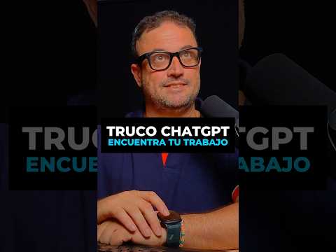 Truco ChatGPT - busca empleo por ti#ia #ai #inteligenciaartificial #chatgpt #bigdata #data #empleo