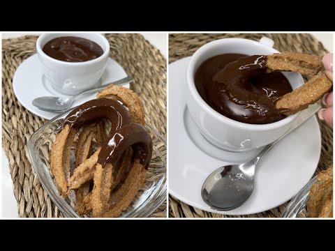 ¡CHURROS CON CHOCOLATE SALUDABLES! DATE EL CAPRICHO SIN CULPA