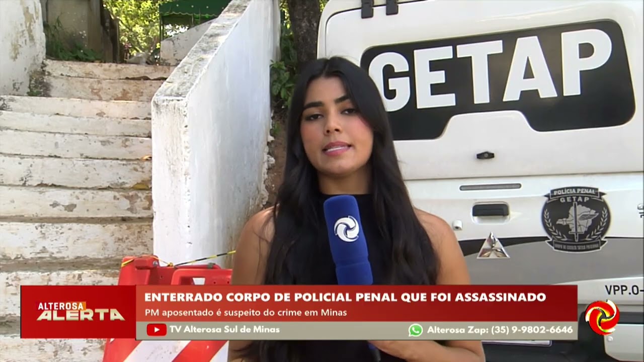 Enterrado corpo de policial penal baleado em Minas