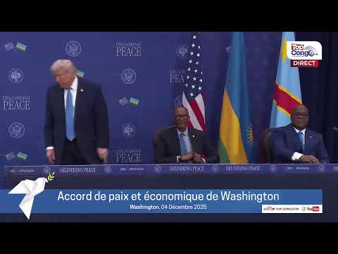ACCORD DE PAIX ET ECONOMIQUE DE WASHINGTON