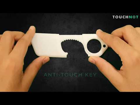 TouchNot | Anti-Touch Key with Protective Cover | Open Doors, Press Buttons, Grab Bags | Safety Key