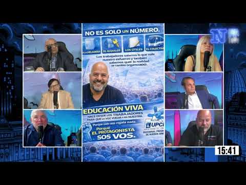 Jesús Nieves cargó contra la conducción de UPCNBA en el programa de Mario Casalongue por NOVA Te Ve