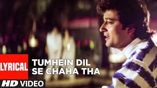 Tumhein Dil Se Chaha Tha Lyrical Video Song  Meera