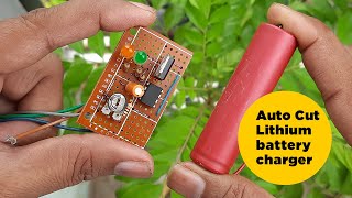 Automatic 3.7 volt Lithium battery charger using IC 358 @AKV Technical