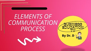Elements of Communication Process