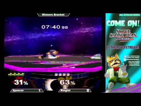 SPENCER (L) VS. RINGLER (R) FD'S MELEE COME ON! WINNERS BRACKET