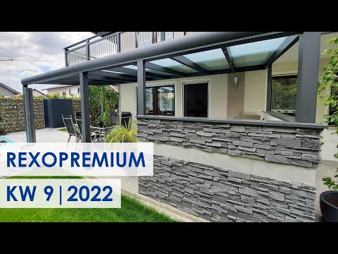 Terrassendach mit Glas: wunderschön und edel!