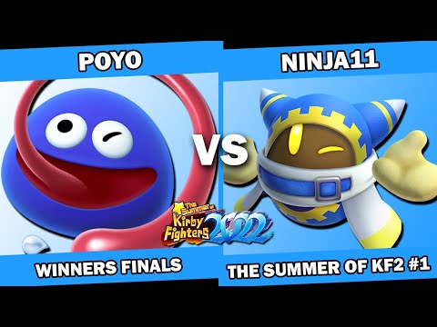 Poyo (Gooey/Meta Knight) vs ninja11 (Magolor) Kirby Fighters 2 Tournament - Summer of KF2022