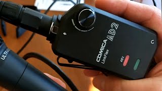 Comica LinkFlex AD2 - Portable XLR & 6 35mm Microphone Preamp Review