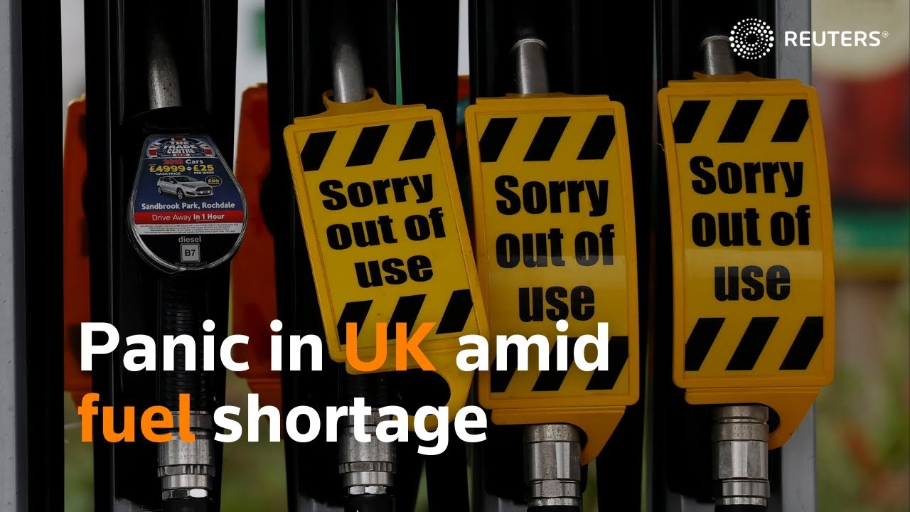 UK drivers are panic buying as up to 90% of fuel pumps dry
