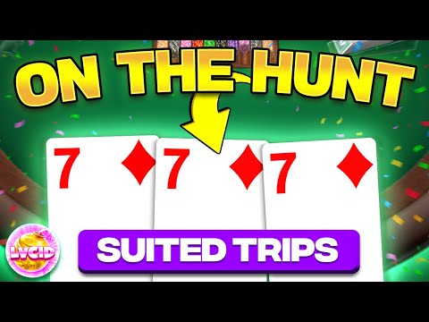 ON THE HUNT FOR SUITED TRIPS ON FIRST PERSON BLACKJACK!