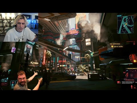 xQc reacts to Starfield vs CyberPunk