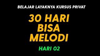 Download lagu BELAJAR GITAR PRIVAT - 30 HARI BISA BERMAIN MELODI - HARI 2 mp3