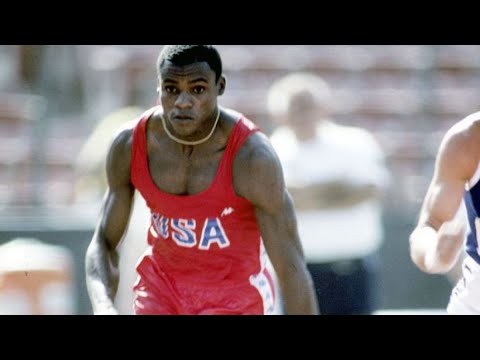 Carl  Lewis  CLASSIC  LEWIS  FINISH  AND  WIN  in  100m