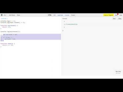 32 Conceitos de Javascript - Expressão e Declaração