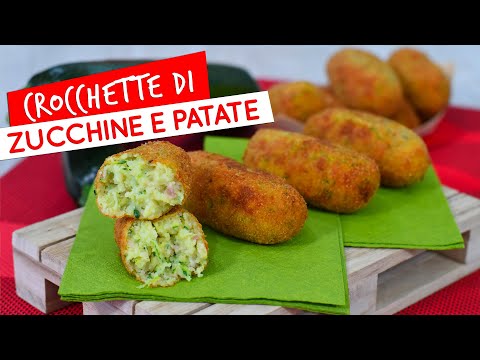Crocchette di zucchine e patate: ricetta fritta e al forno