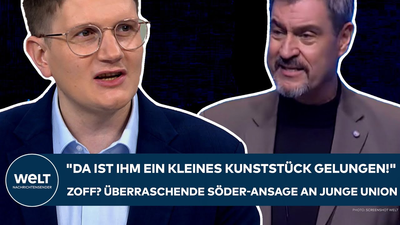 RUST: "Da ist ihm ein kleines Kunststück gelungen!" Zoff? Überraschende Söder-Ansage an Junge Union!