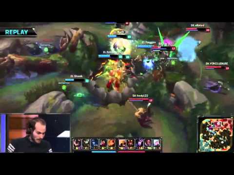 Ahri flash in Lissandras ult? Elements SK Gaming LCS