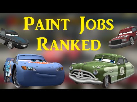 Every Paint Job from Cars: The Video Game Ranked