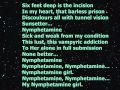 Cradle Of Filth - Nymphetamine lyrics 