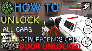 How to unlock locked girlfriends car in gta san andreas