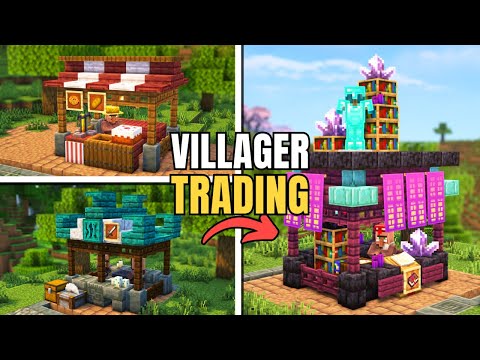 Minecraft | 5 Market Stall Ideas