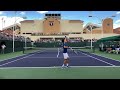 Novak Djokovic Slice Serve Slow Motion / ジョコビッチのスライスサーブ練習(スロー）