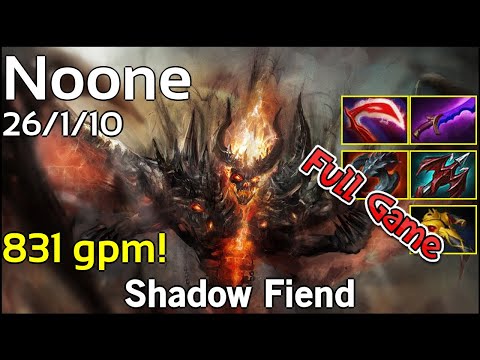 Noone  - Shadow Fiend - Dota 2 Full Game