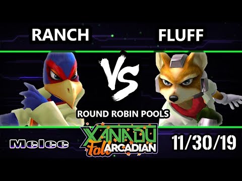 Xanadu MFA SSBM - Ranch (Falco) Vs. fluff (Fox) Smash Melee Round Robin Pools
