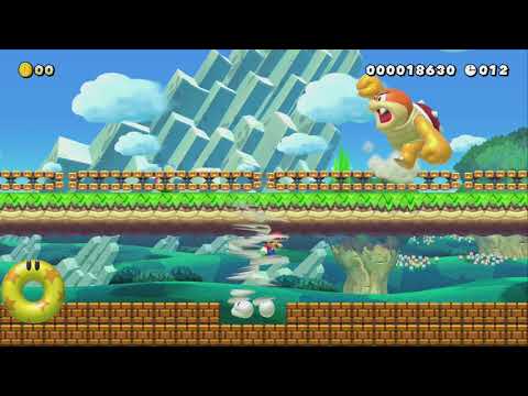 Are you faster then Boom Boom?? by Quarahmker - Super Mario Maker 2 - No Commentary 1bw